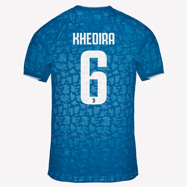 Camiseta Juventus NO.6 Khedira Tercera equipo 2019-20 Azul